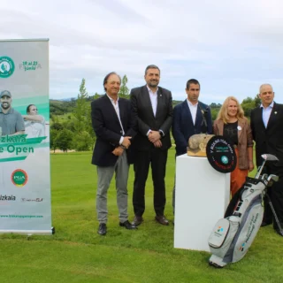 Presentación oficial del V Bizkaia PGAe Open en Meaztegi Golf el 3 de junio