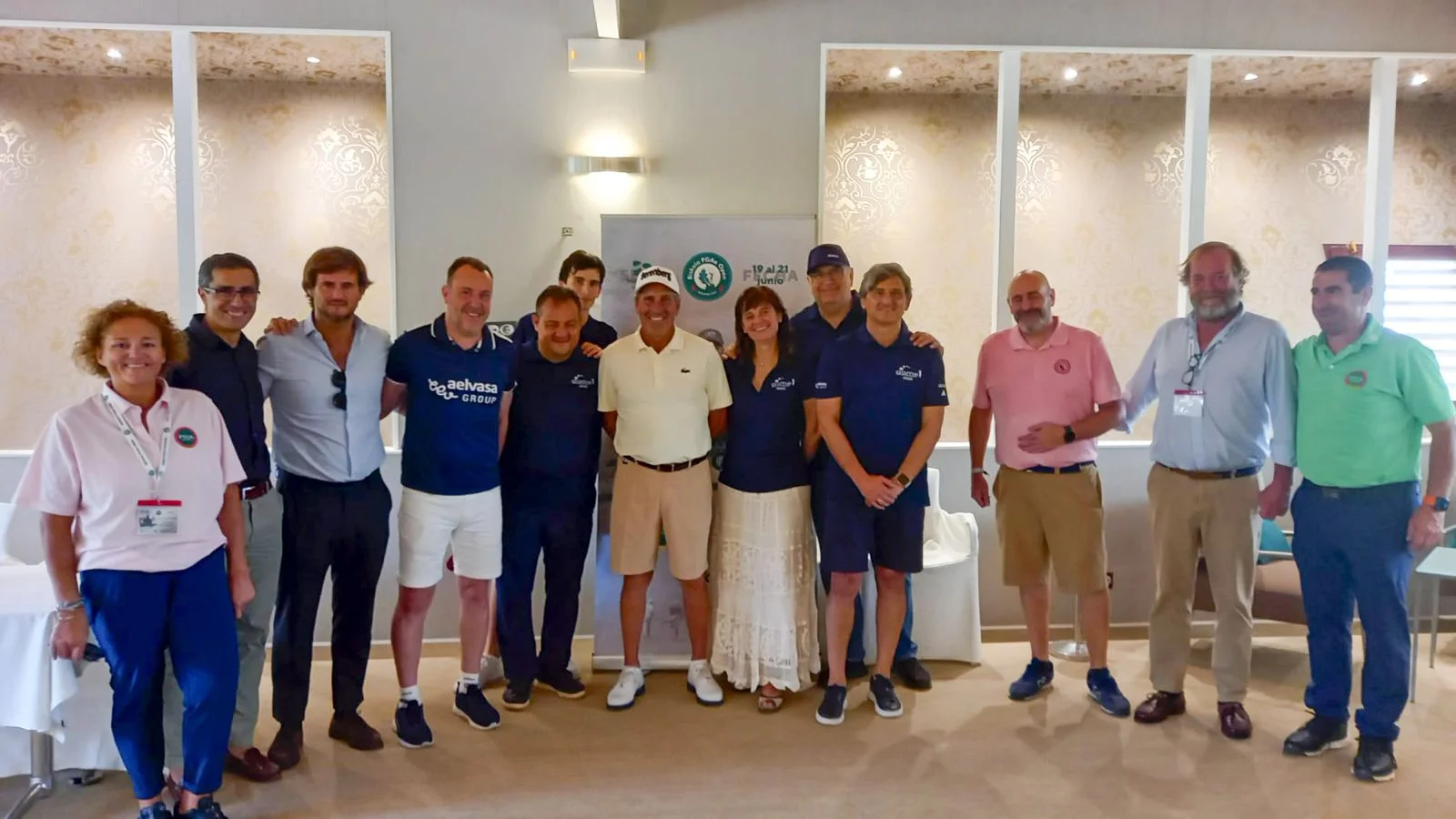 Encuentro de José María Olazábal con patrocinadores y colaboradores del V Bizkaia PGAe Open 2026